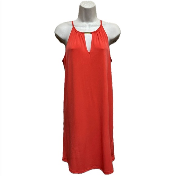 NWT Michael Kors Keyhole Sleeveless Swing Dress Size Small - Picture 1 of 9